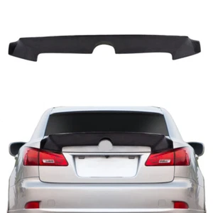 Real Carbon Fiber Rear Trunk Spoiler Wing for Lexus IS250 IS350 XE20 Sedan 05-13 - Picture 1 of 3