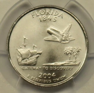 2004 D Florida State Quarter PCGS MS68, Free Shipping - Picture 1 of 4