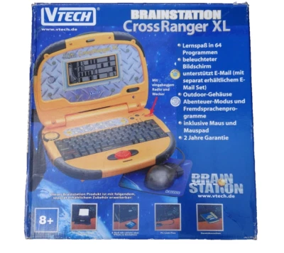 Brainstation Cross Ranger Lerncomputer Kinder Schule Computer 90er VTech mit OVP - Bild 1 von 4