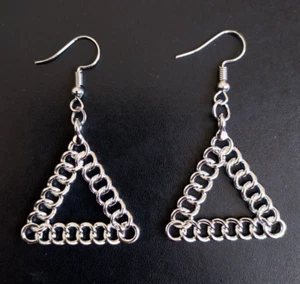 Triangular Drop Earrings - Picture 1 of 1