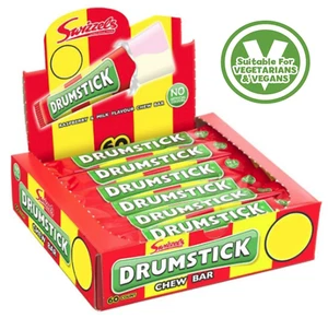 Swizzels DRUMSTICKS Large Chew Bars VEGAN Candy Sweets Kids Party Bags - Picture 1 of 4