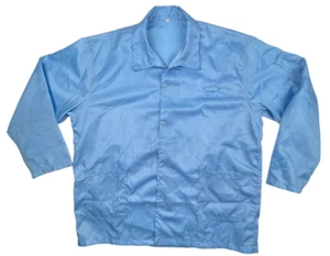 ESD (Electro Static Dissipating) Light Blue Smock Size LARGE - Picture 1 of 8
