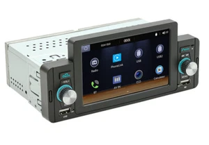 Autoradio 1Din Apple Carplay Android Auto Navi Touchscreen BT FM USB Kamera - Bild 1 von 22