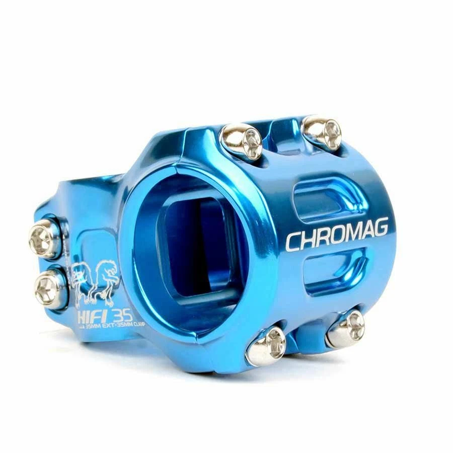 Chromag HiFi Stem 1-1/8'' L: 50mm 0deg Dia: 35mm Blue - Image 1 of 1