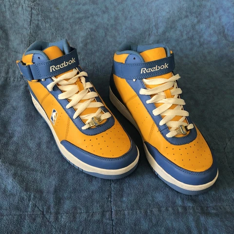 Reebok D’funkd 2004 Retro NBA Basketball Shoes Minneapolis Lakers Colors Cover