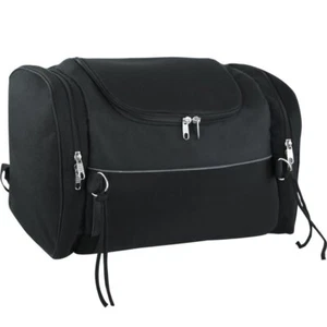 MOTORCYCLE HEAVY DUTY HARD TRUNK TAIL SISSY BAR TRAVEL BAG FOR HARLEY HONDA-UVAB - Picture 1 of 5