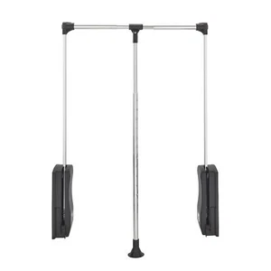 Rev-A-Shelf 21.5" - 26" Adjustable Pulldown Closet Rod, Chrome, CPDR-1826 - Picture 1 of 11