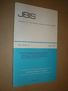 JOURNAL OF THE BRITISH INTERPLANETARY SOCIETY. APRIL 1970. VOL 23 No 4 JBIS - Picture 1 of 2