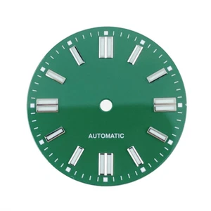28.5mm Watch Dials for NH35 NH38 Movement with BGW9 Lume No Date SKY BLUE Green - Picture 1 of 7