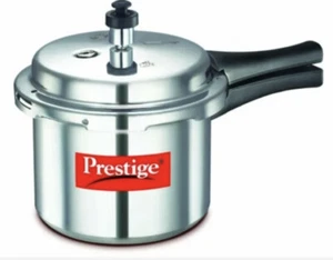 Prestige Popular Aluminium Pressure Cooker, 3 Litre Silver New  - Picture 1 of 6