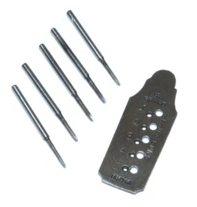 1-5 Tap and Die Screw Plate Set, Taps & 1 Plate, 1.4 - 1.8mm, Jewellers. J1470 - Picture 1 of 1