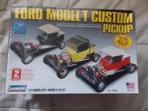 FORD MODEL T CUSTOM PICKUP TRUCK LINDBERG KIT 1/25 NEW MIB - Picture 1 of 4