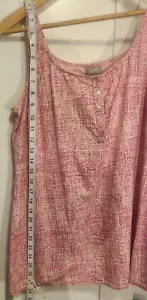 JJill Sleeveless Silk Tank, Size Medium - Picture 1 of 5