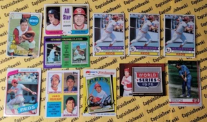 ¡Lote JOHNNY BENCH! 1969/1974/1975/1979/1980 Topps, autógrafo, parche, variación SP - Imagen 1 de 24