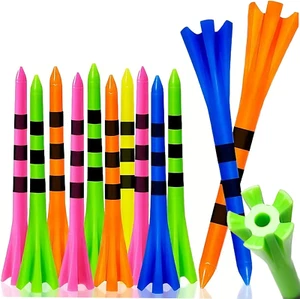 SWINGTEK Confezione 120 T-shirt da golf in plastica,Contengono 100 pezzi 3-1/4 pollici infrangibili lunghe - Foto 1 di 12