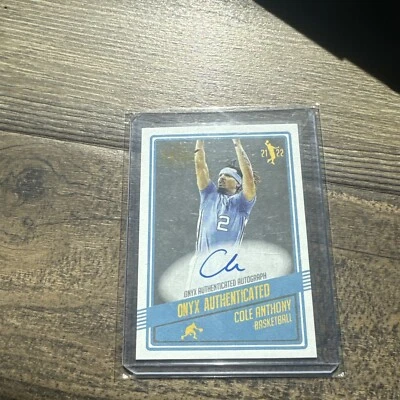 2021-22 Onyx Vintage - Autographs #VACA Cole Anthony  - Image 1 of 4