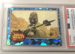 2022 Topps Chrome Sapphire Edition Star Wars The Tusken Raiders PSA 10 - Picture 1 of 3