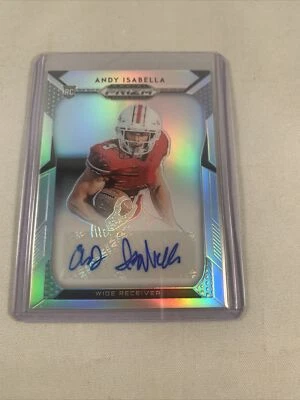 Andy Isabella Silver Prizm Auto Rookie Arizona Cardinals Signed Autograph - Image 1 of 4
