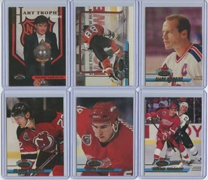 1993 Topps Stadium Club 6 Karten Lot inkl. Mario Lemieux, Eric Lindros, Mark Messier - Bild 1 von 2