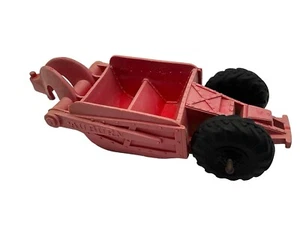 Auburn Rubber Co. Earthmover Rare Vintage Faded Red Trailer Only MCM Toy - Picture 1 of 14