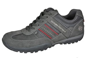 Dockers by Gerli 36HT001 Herren Halbschuhe Sneakers Schuhe Asphalt Grau SALE