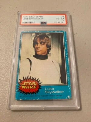 1977 Star Wars #1 Luke Skywalker PSA 4 RC - Image 1 of 3