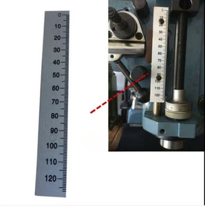 For Bridgeport Milling Machine 0-120mm Depth Feed Rod Scale Ruler Aluminum B159 - Picture 1 of 3