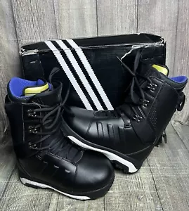 adidas ORIGINALS MEN'S TACTICAL ADV SNOWBOARD BOOTS BLACK 9uk SKI Gold Level Pro - Picture 1 of 8