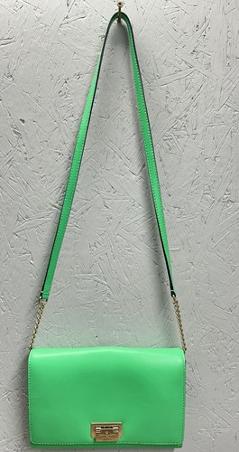 Borsa a tracolla da donna Kate Spade Orchard Valley Fiona con patta in pelle verde