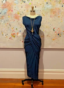 Vivienne Westwood Asymmetric Drape Dress Made in Italy Excellent cond. - Picture 1 of 18