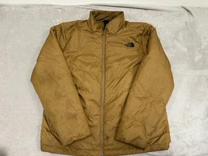 The North Face Mens Brown Windbreaker Puffer Jacket Size XL - Picture 1 of 15