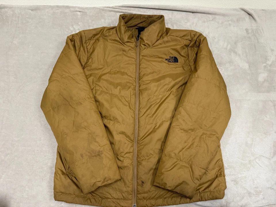 The North Face Mens Brown Windbreaker Puffer Jacket Size XL - Image 1 of 4