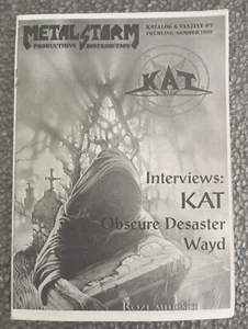 Metalstorm #3 1999 Fanzine A5 size KAT Obscure Desaster Wayd - Picture 1 of 7