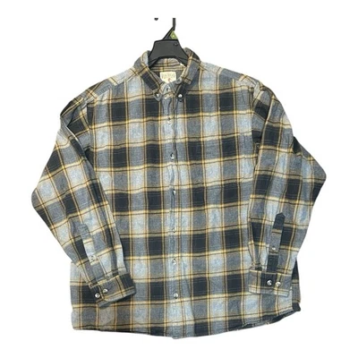 Red Head Shirt Men’s XLarge Plaid Flannel Long Sleeve Button Up - Image 1 of 4