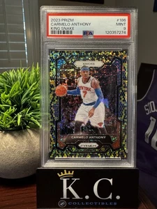 CARMELO ANTHONY PSA 9 2023-24 PANINI PRIZM #186 KING SNAKE SSP KNICKS 7274 - Bild 1 von 2