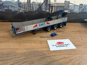(CT) Tekno Smit 3 Axle Dropside Crane Trailer Only 1/50 - Picture 1 of 4