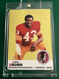 1969 Topps Style Larry Brown Variation Washington Redskins in One Touch - Picture 1 of 5