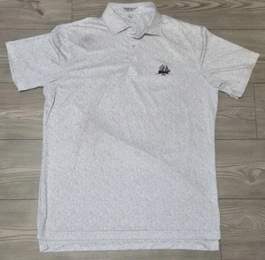 Camisa polo de golf Peter Millar para hombre talla grande comodidad de verano blanca/con diseño  - Imagen 1 de 7