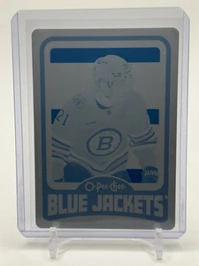 2024-25 OPC O-Pee-Chee piastra di stampa retrò ciano #389 James van Riemsdyk 1/1 - Foto 1 di 2