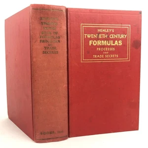 Henley's Twentieth Century Book Of Formulas, Processes, & Trade Secrets 1970 HC - Bild 1 von 8