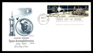Mayfairstamps US FDC 1971 Lunar Rover and Moon First Day Cover aau_28179 - Picture 1 of 2