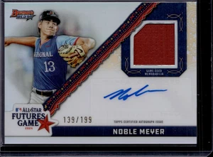 2024 Bowman's Best Noble Meyer Futures Game Patch Auto 139/199 - Picture 1 of 2