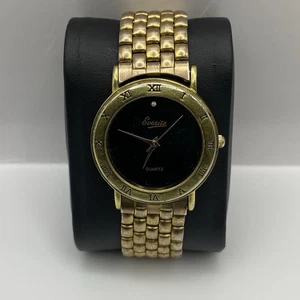 Orologio Quarzo 33mm Everite Donna 1 Gioiello Tono Oro per Ricambi o Riparazione - Foto 1 di 24