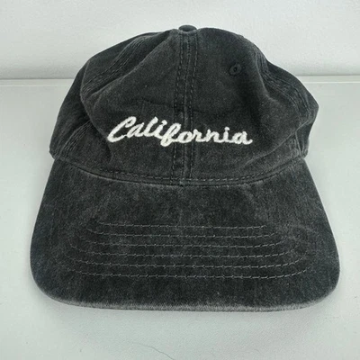 Gorra de béisbol Brandy Melville para mujer bordada California gris claro sombrero OS Foto 1 de 4