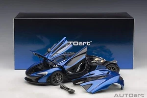 Finished product AUTOart 1/18 McLaren P1 Metallic Blue from Japan 13046 - Picture 1 of 5