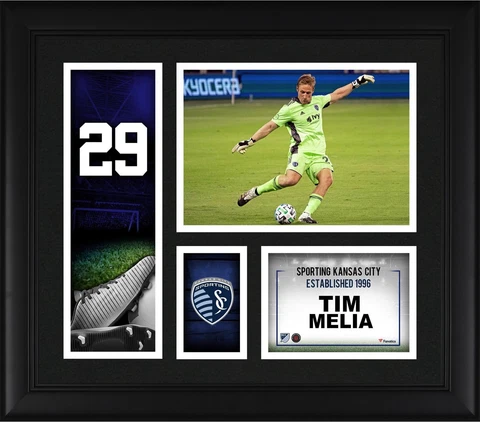 Tim Melia Sporting Kansas City Framed 15x17 Player Core Collage Cover