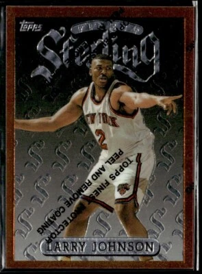 1997-98 Topps Finest Sterling Larry Johnson Cleveland Cavaliers #231 - Image 1 of 2