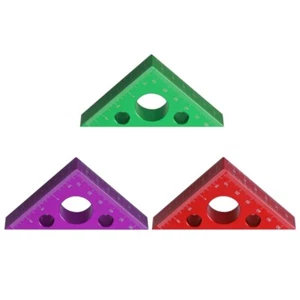 90/45 Degree Woodworking Measurement Block Right Angled Ruler Triangular Ruler - Picture 1 of 11