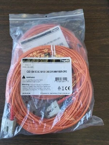 2 Packungen LEGRAND 33011 C2G 12M SC-SC 50/125 OM2 DPX MM FIBER ORG - Bild 1 von 2