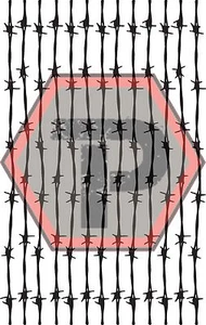 Plantilla de alambre de púas, hoja de vinilo flexible precortada fácil de pelar, 7x11", pistola Cerakote! - Imagen 1 de 4